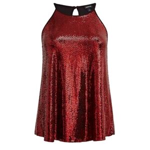 Torrid Sequin High Neck Tank